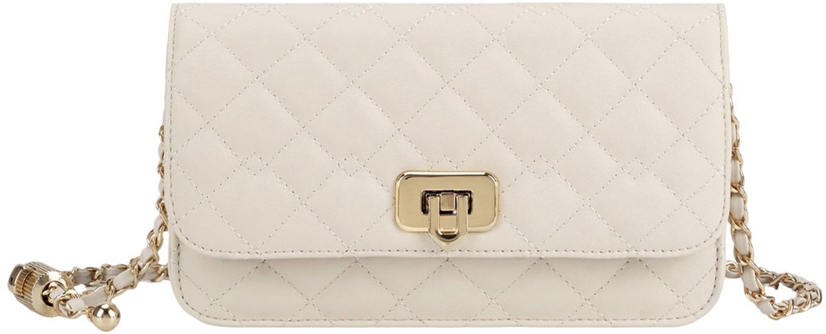 SEIDENFELT MANUFAKTUR schoudertas Sande Crossbody Bag Beige