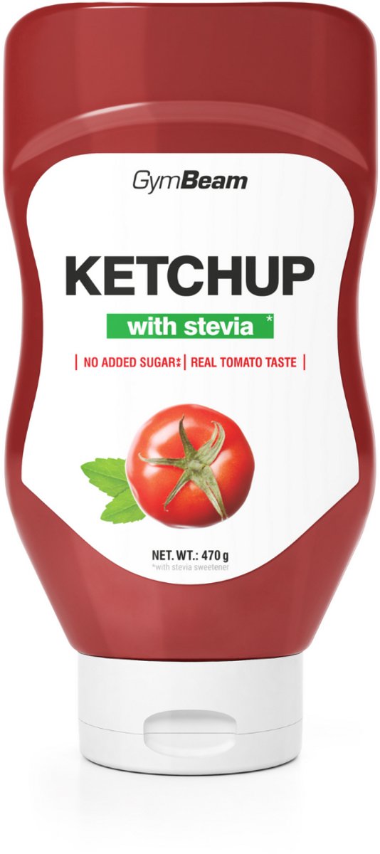 GymBeam Ketchup met Stevia 470 g mild