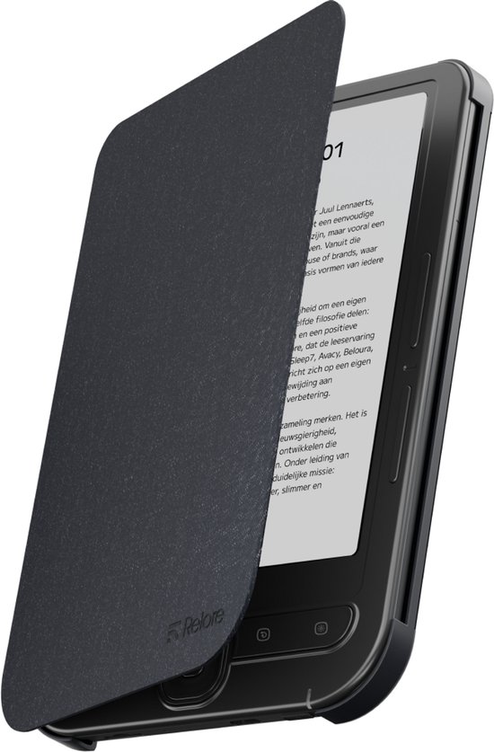 Relore E-reader Hoesje - Geschikt voor model Relore One - Schermbescherming - Beschermhoes - Zwart — afbeelding 2