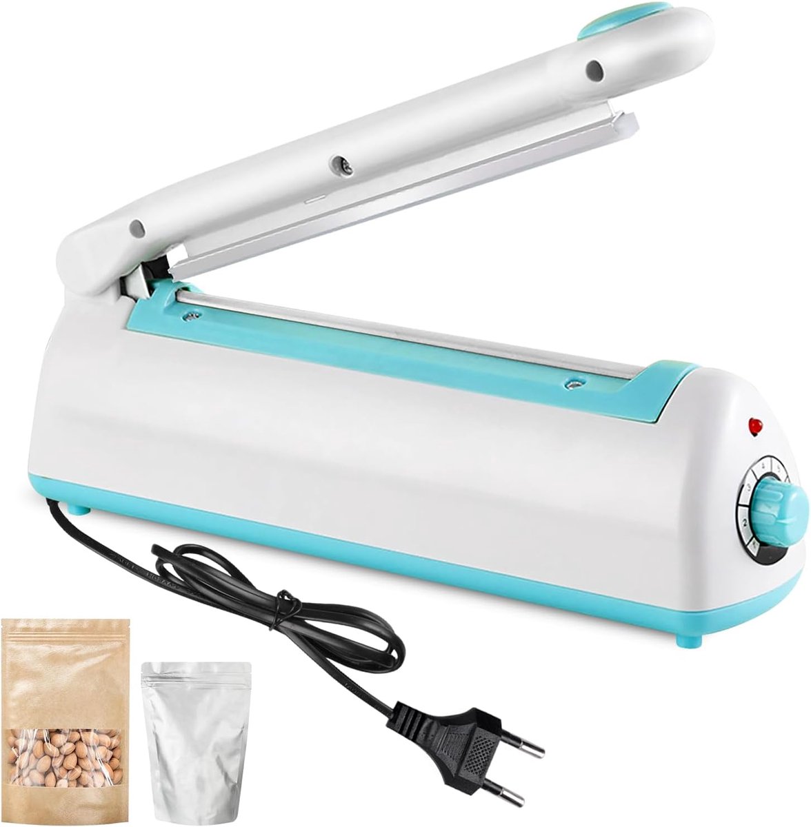 folielasapparaat, 200 mm, folielasapparaat, impulse heat bag sealer, afdichtingsmachine, zegelmachine, plastic, bag sealer, afdichtingsbreedte, balklasapparaat voor Mylar PP