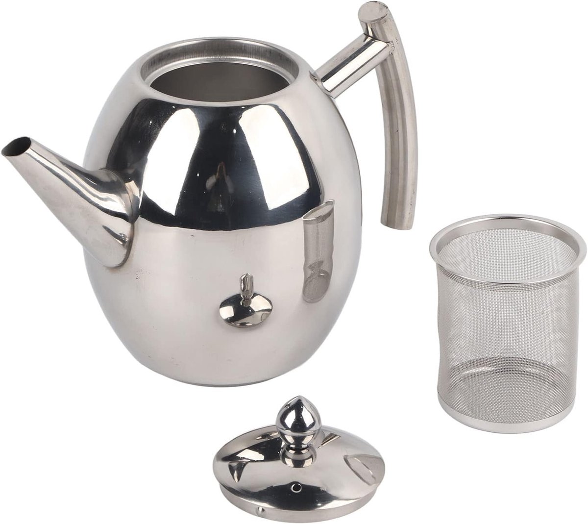 theepot Koffiepot Waterkoker 1L/1,5L Fluitende theewaterkoker voor losse blaadjes en theezakjes (1L) Andere Verzamelobjecten