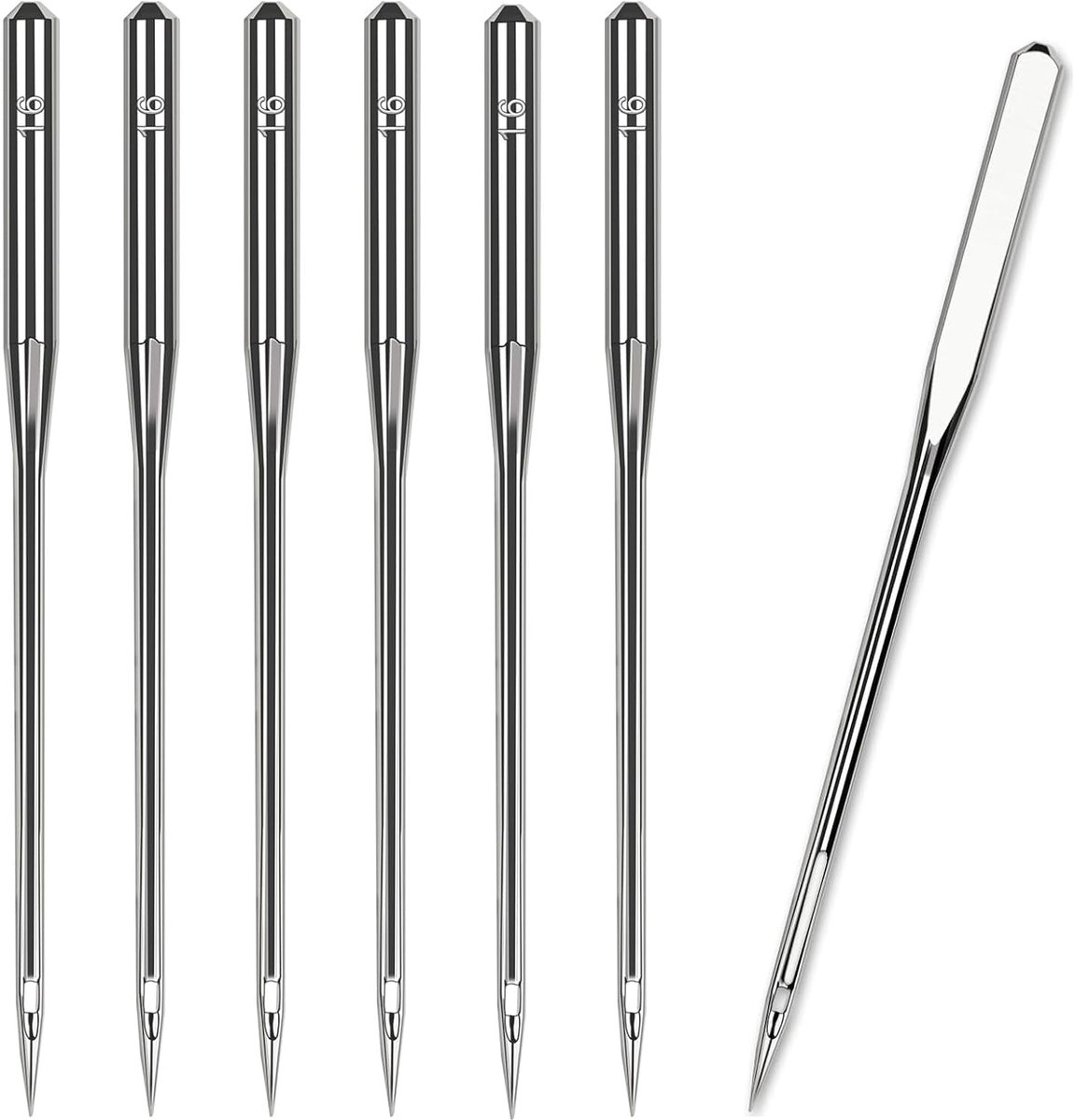 30 stuks maat 100/16 universele leer en jeans naaimachinenaalden, zware machinenaalden voor verdikte stoffen, compatibel met thuisnaaimachine