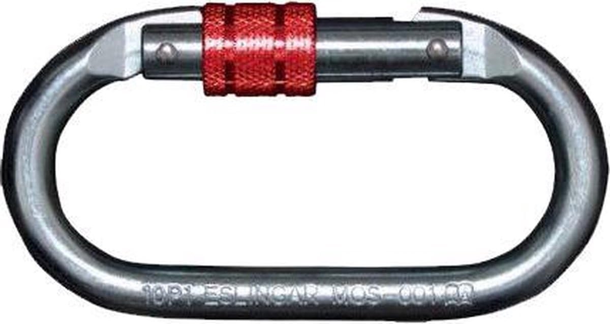 - karabijn haak - 10mm - Festonhaak - Schroefvergrendeling - Twistlock - Survival - Kampeer - Klimmen - Haak