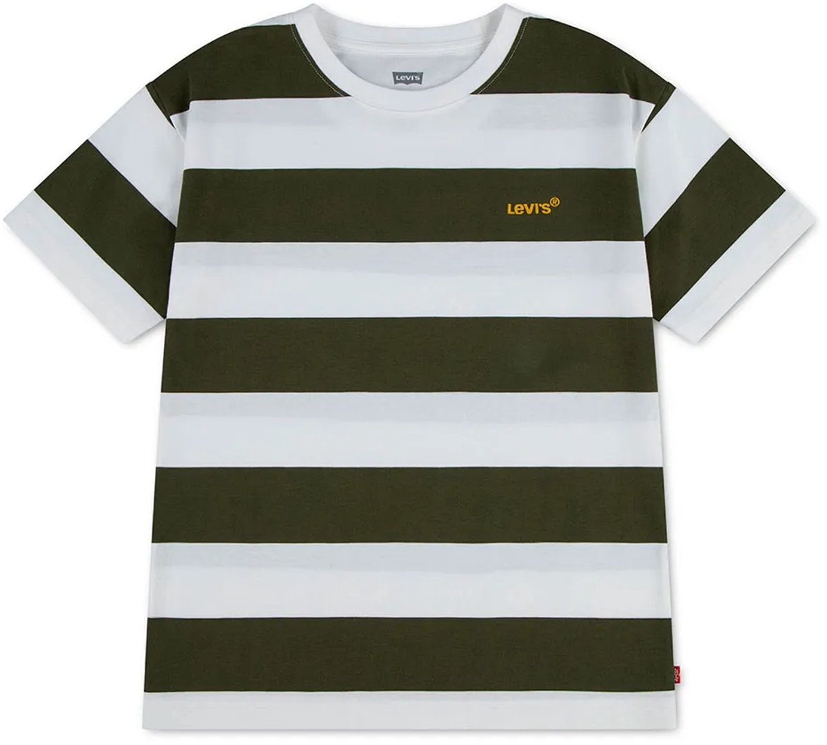 Levi´s ® Kids Big Stripe T-shirt Met Korte Mouwen Groen 5 Years Jongen