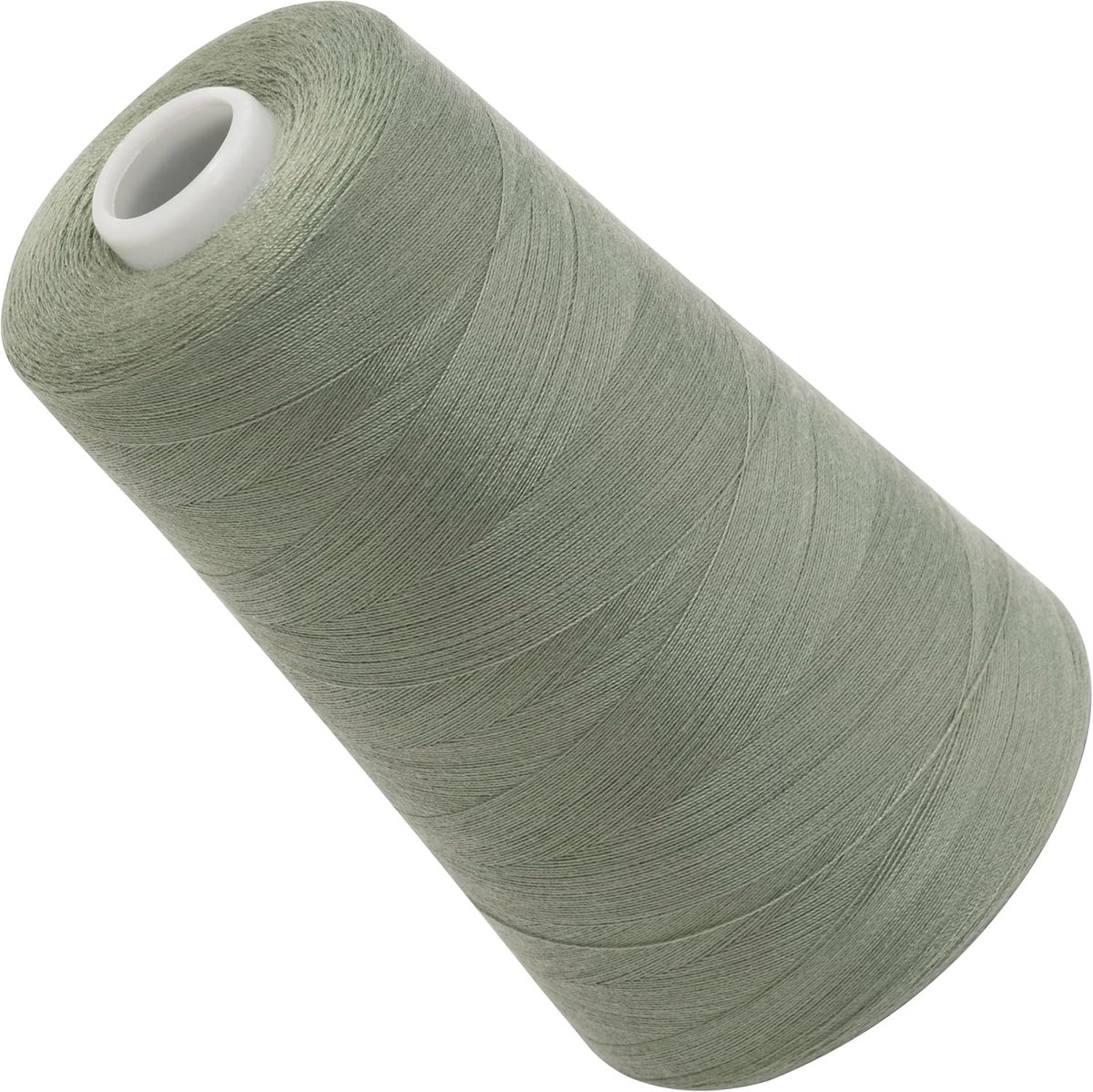 - C72794 - Naaigarenconus 120 (40/2) 4000 m - van polyester - confectie, korte garen, garen, koord, naaien, kleding, draad - kleur grijs-licht -groen
