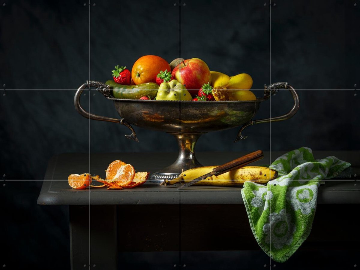 IXXI Fake Or Real Vitamins, Igor Swinkels - 80 x 60 cm - Gratis ophangtool - Grote wanddecoratie en posters - Fotografie, Eetkamer, Keuken, Groenten