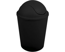 MSV Prullenbak met Kanteldeksel – Afvalemmer uit de AKO Collectie – Geschikt als Prullenbak Badkamer, Toilet en Keuken – Modern Design Afvalbak