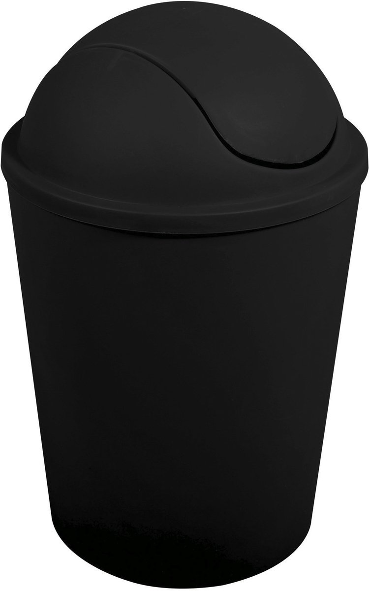 MSV Prullenbak met Kanteldeksel – Afvalemmer uit de AKO Collectie – Geschikt als Prullenbak Badkamer, Toilet en Keuken – Modern Design Afvalbak