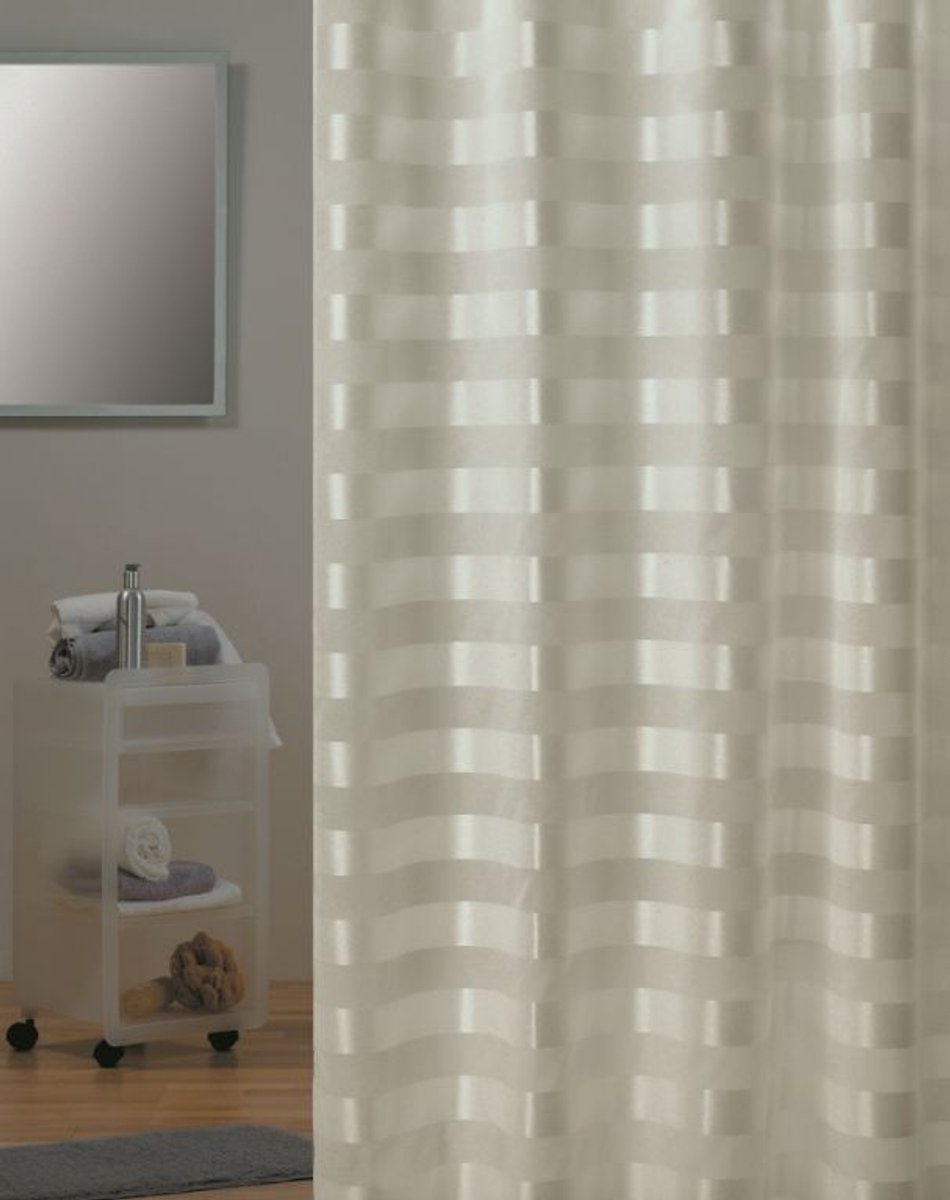MSV Douchegordijn – Waterdicht en Antibacterieel Douchegordijn met Schimmelwerende Coating – Modern Design voor de Badkamer
