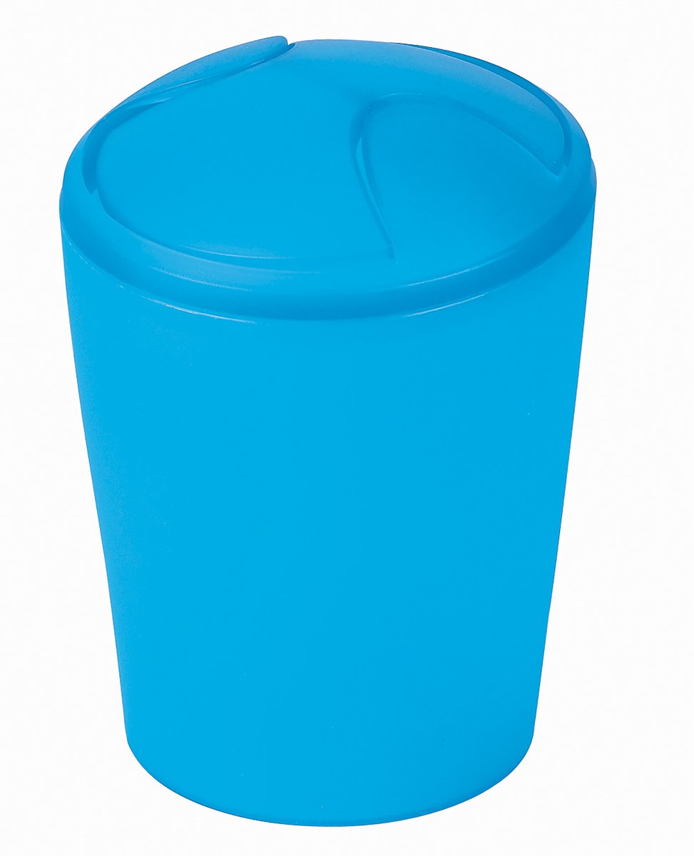 Spirella Move Afvalbak - Kantelbaar Deksel - Prullenbak voor Badkamer, Toilet en Keuken - Modern Design