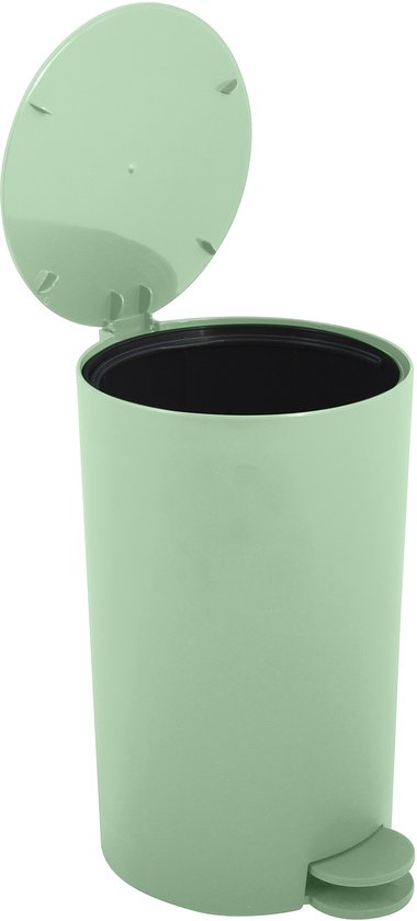 MSV Osaki Badkamerprullenbak - Kleine Prullenbak Badkamer met Pedaal - 3 Liter - Polypropyleen - Slanke Pedaalemmer