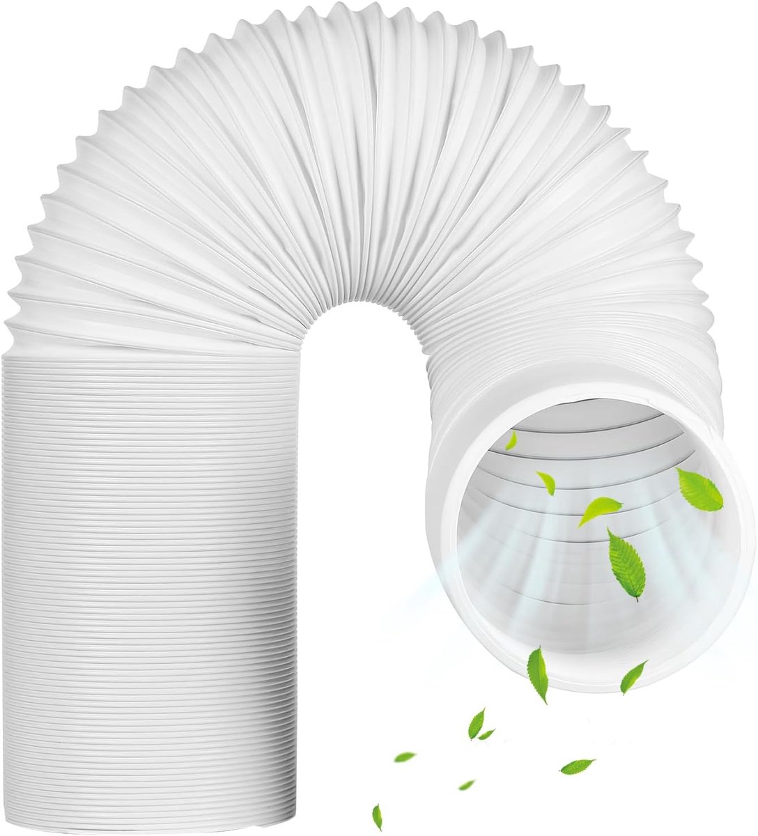 slangverlenging, afvoerslang, diameter 150 mm, lengte 200 cm, draagbare ventilatieslang, airconditioning, slang voor airconditioning, luchtontvochtiger, wasdroger, buisventilator