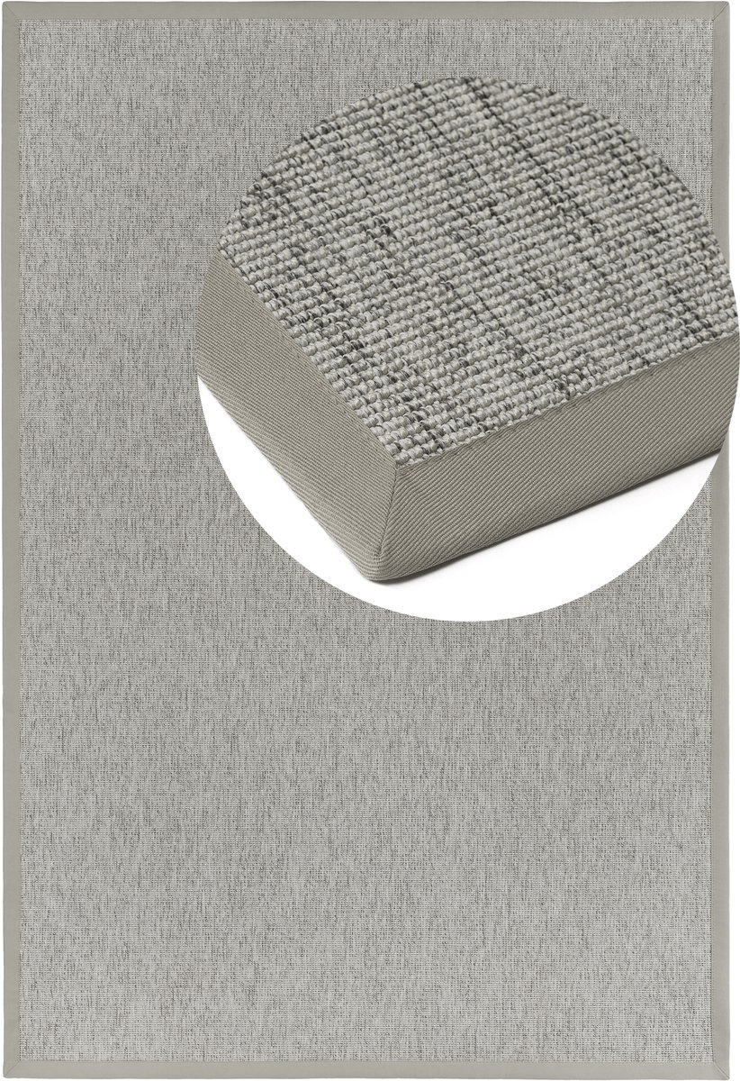 Vloerkleed Naturino Basic S2 zilver 003 Boucle 80x150cm