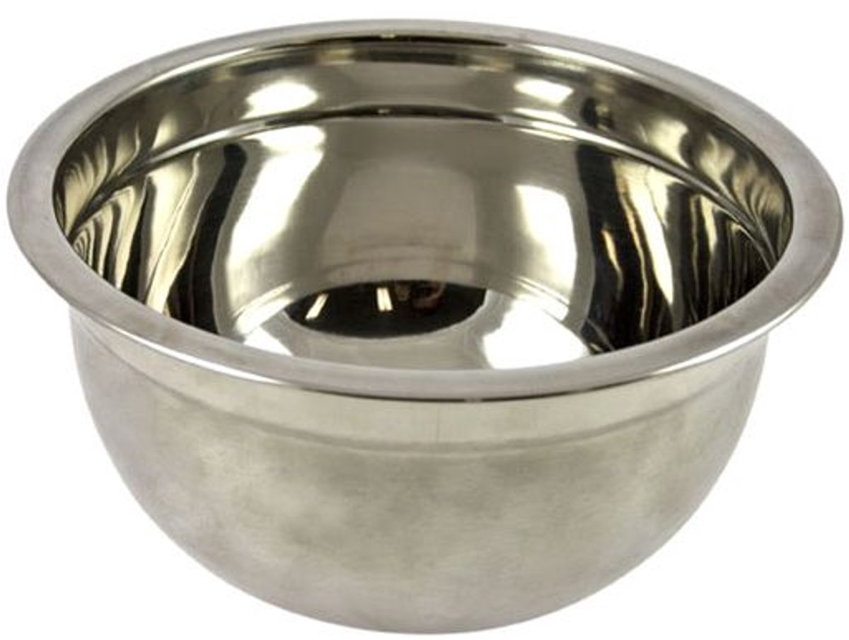 Mengkom roestvrij staal d26cm 0.5mm