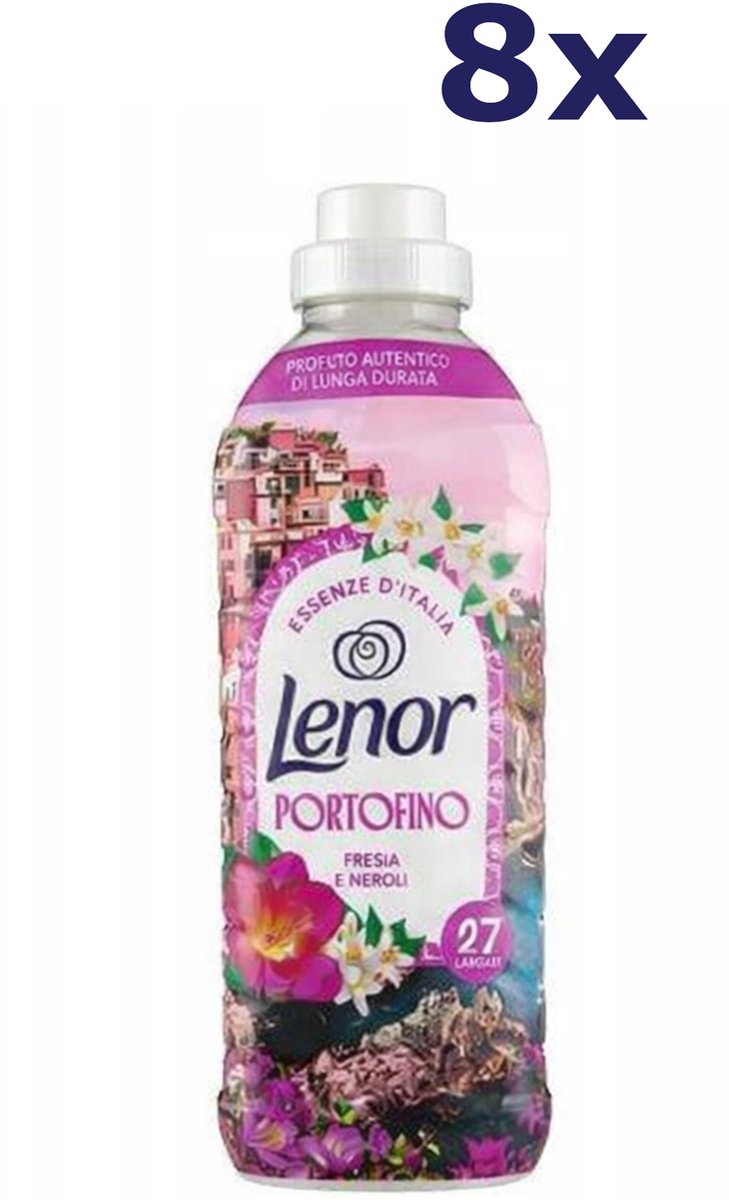 8x Lenor Wasverzachter - 27sc567ml - portofino - fresia en neroli