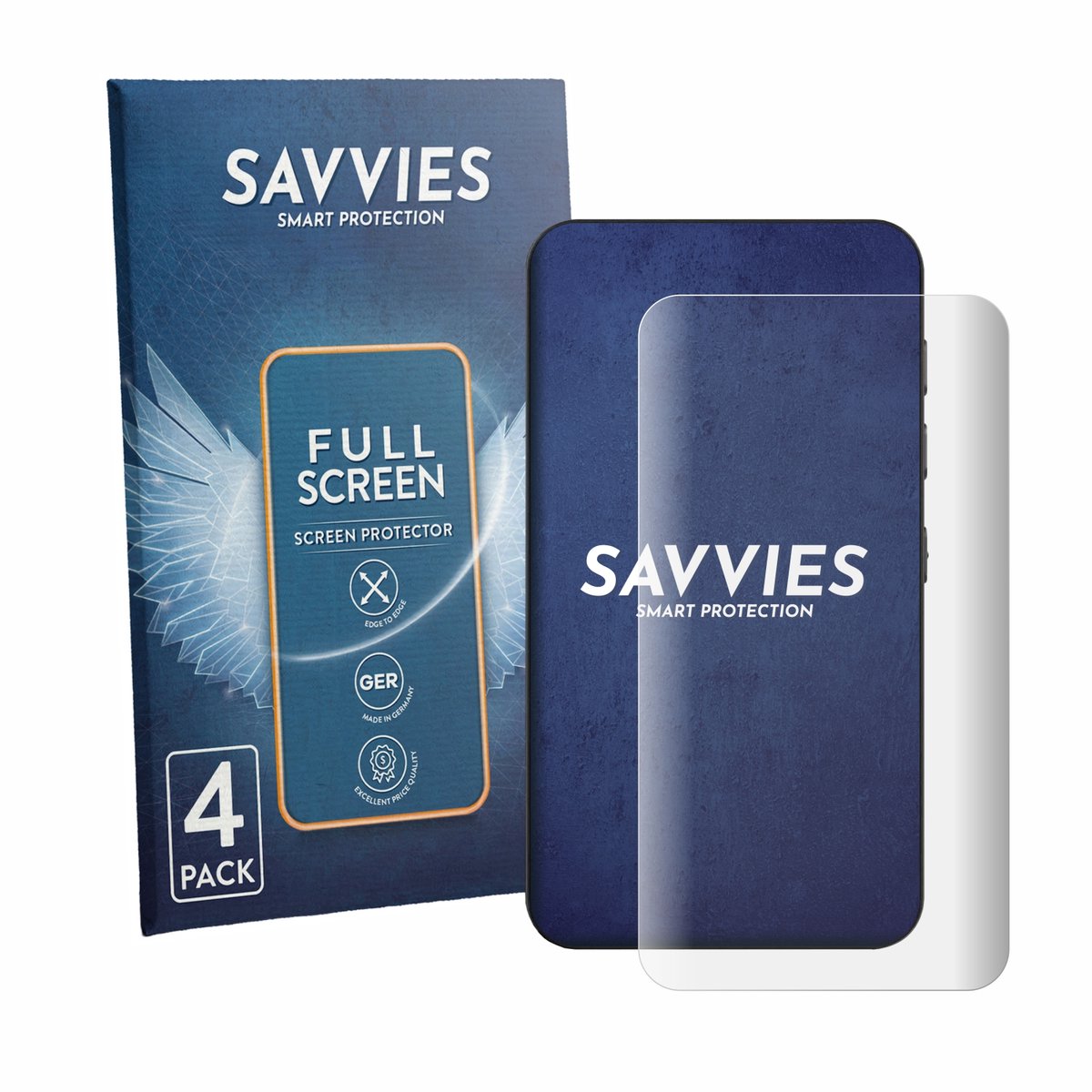 Savvies - Screenprotector voor innioasis G3 - Folie Beschermfolie transparant volledig dekking 4 Stuks