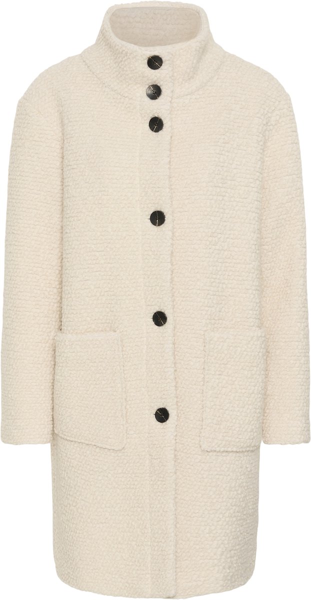 Saint Tropez FerddySZ Wool Coat Dames Jas - Ice
