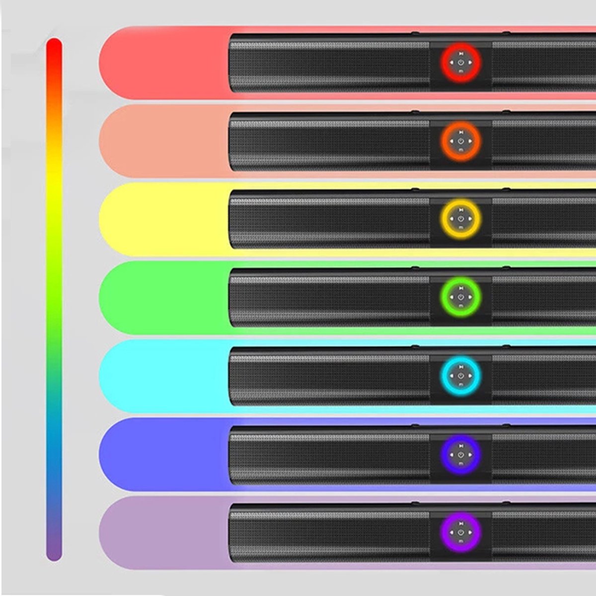Ruijingsky Bluetooth 5.0 TWS-soundbar voor tv's en thuisbioscoop - 3D-surroundgeluid thumbnail 4