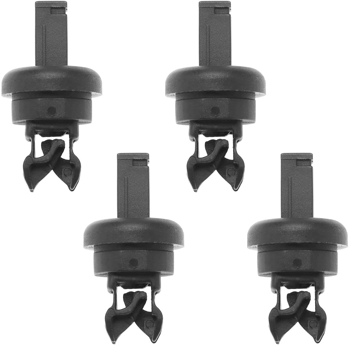 4 stuks achterrekclips, voor achterrek Renault Megane 3, Renault Clio, Nissan Qashqai 2007-2019, auto-clips, bevestigingsclips, kunststof klinknagels 7705099001