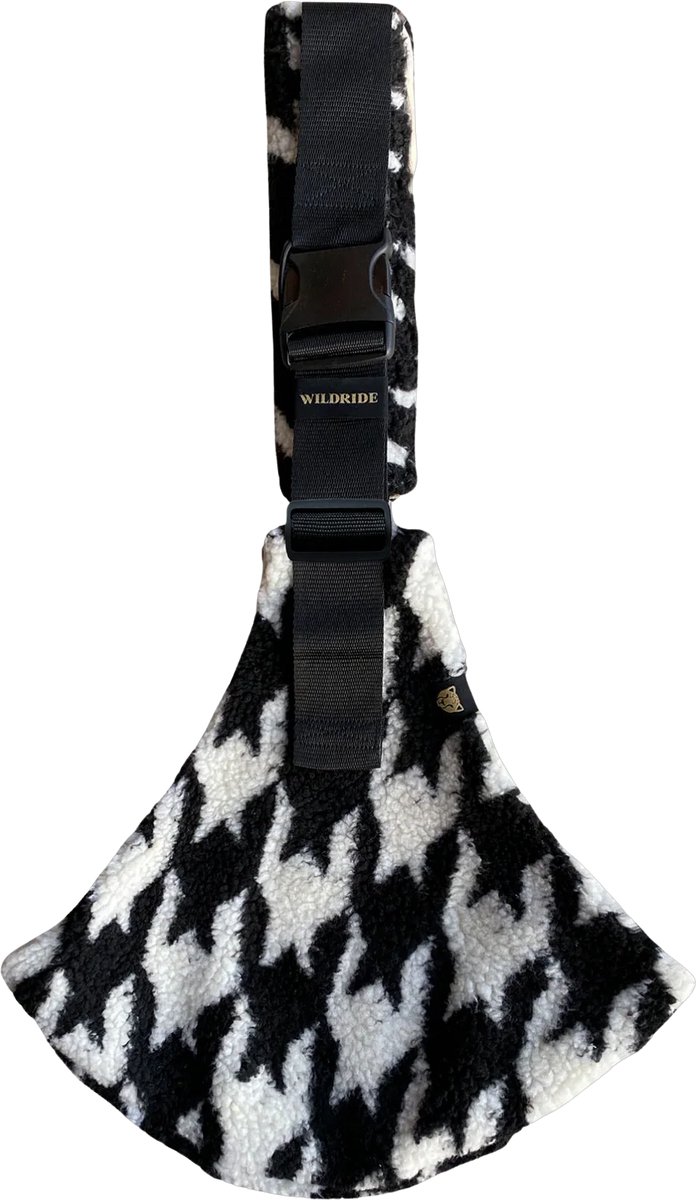 Wildride® Kinderdrager Pied-de-poule Teddy - Lichtgewicht & Draagbaar - Heupdrager Voor Kinderen van 9 Maanden tot 4 Jaar - Draagzak voor Baby en Peuter - Baby Carrier - Tot 20 kg – foto 2