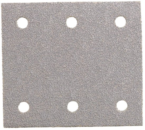 Makita schuurvel K40, 114x102, met zes gaten in een rasterpatroon.
