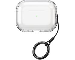 Mobigear Hoesje geschikt voor Apple AirPods Pro 3 Hoesje Flexibel TPU | Mobigear Crystal Clip | Doorzichtig Hoesje AirPods Pro 3 - Transparant