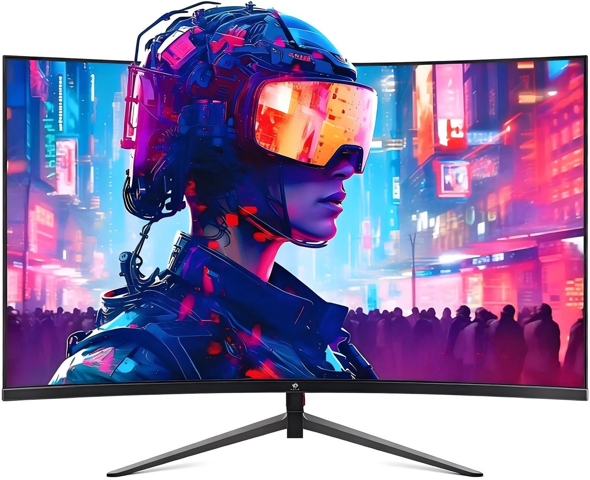 Z-EDGE 27-inch Gebogen Monitor UG27P - 1500R Gebogen Scherm - FHD 1920x1080 - 280Hz - MPRT 1ms - HDMI 2.0 & DisplayPort 1.2 - Zwart
