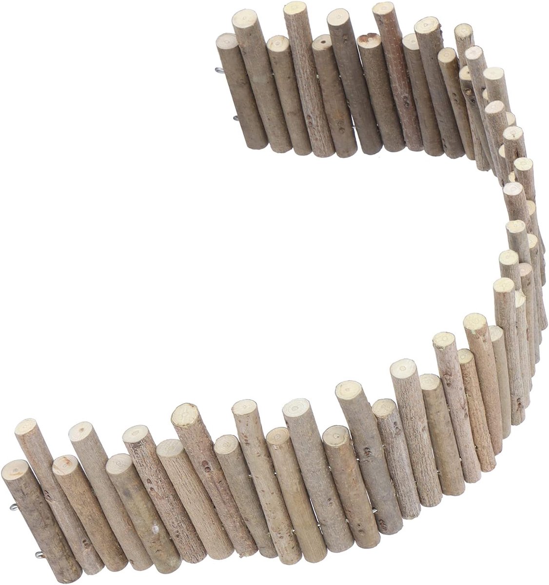 Hamster Whe Hamster Houten Hek Rat Ladder Brug Speelgoed Houten Ladder Natuurlijke Schuilplaats Voor Kleine Animal0Cm Hek Type (40CM Schutting)