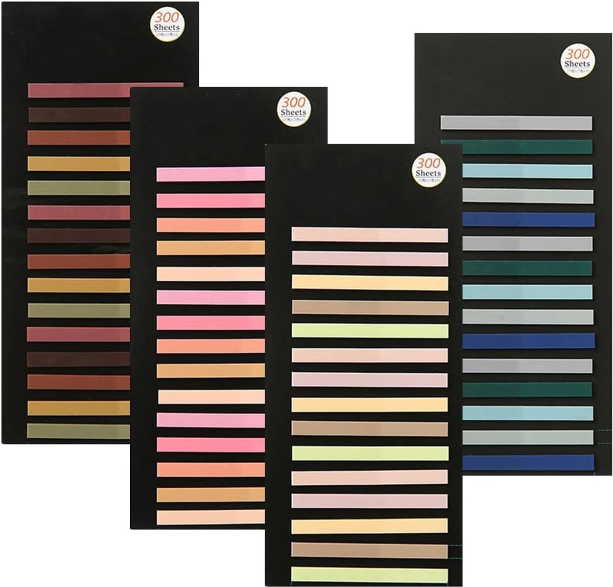 Pack van 1200 Sticky Notes Tabs Lange Kleine Markeerstift Strips Pagina's Tabs Index Zelfklevende Strips Pagina Marker Markeerstift Strepen Pagina Marker Sticky Notes voor School Thuis