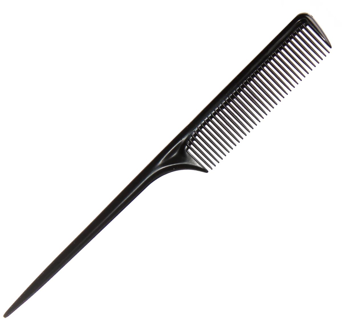 Puntkam - Kapperskam - Antistatische kam - Scheiding maken - Kam voor haar vlechten - Tail comb - 21cm - Zwart - Fijne kam - Jonyx