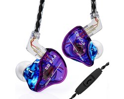 SnelShoppen - YINYOO KBEAR Storm Professionele In-Ear Monitor Koptelefoon voor Zangers en Muzikanten, Op Maat Gemaakte Bedrade Oordopjes met Hi-Res Af
