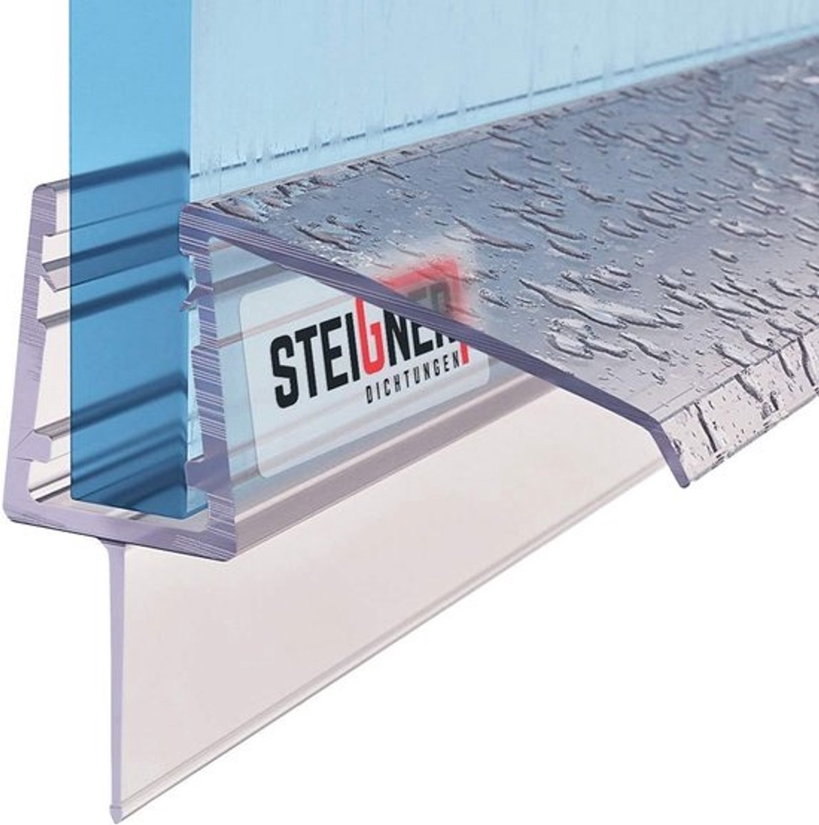 80 cm Rechte Douchestrip Vervangende Afdichting Glasdikte 5/6/7 mm PVC