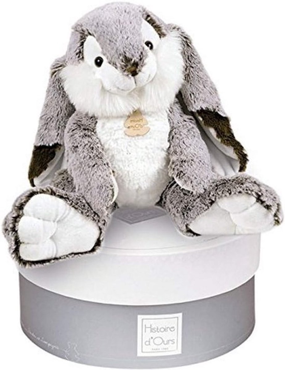 Grote Pluche Haas Knuffel 40 cm - Zachte Beige Teddybeer Stijl Dierenknuffel
