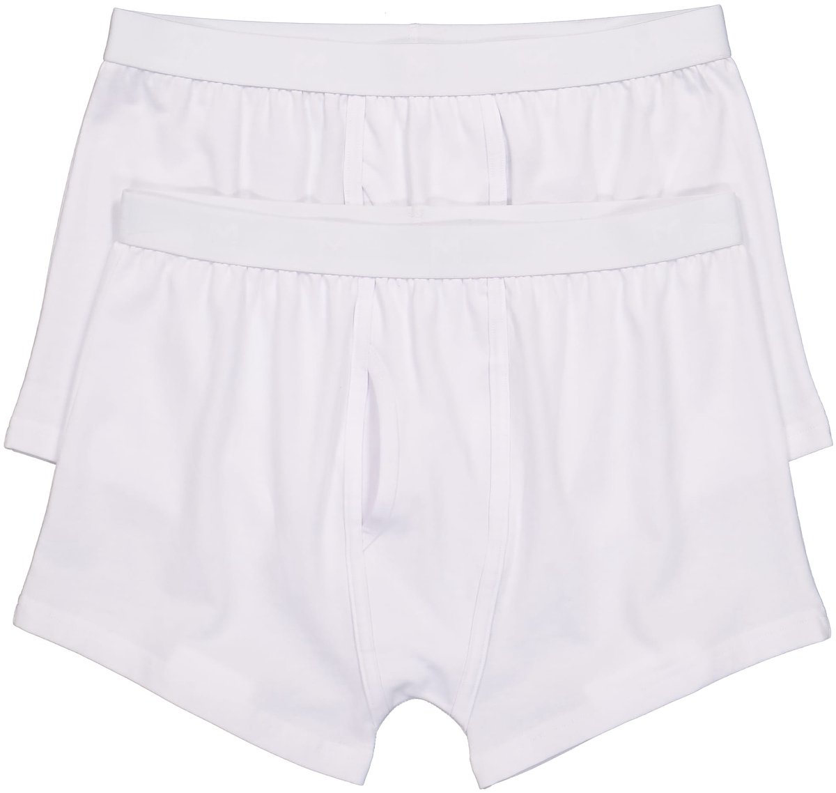 Men Plus - Heren - Heupbroek FLEXLASTIC® buikfit set van 2 onderbroek - Sneeuwwit - Maat 6XL