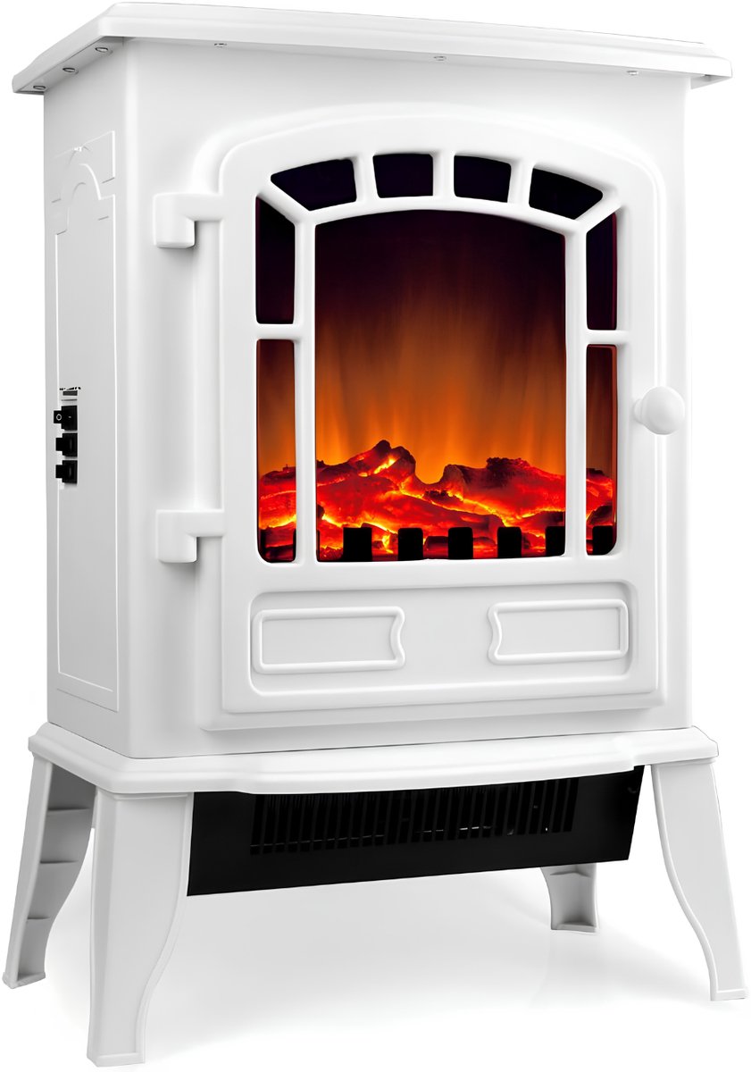 Lìon® Sfeerhaard Elektrisch - 2000W - Open Haard Elektrisch - Elektrische Haard - Zwart - 24cm x 39cm x 57cm