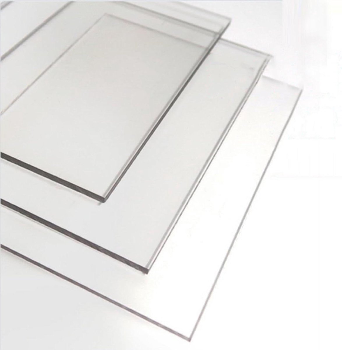 Dakplaat Polycarbonaat - Transparant Paneel - Overkapping Maken - Schokbestendig Ontwerp - 2 mm Dik - Transparant