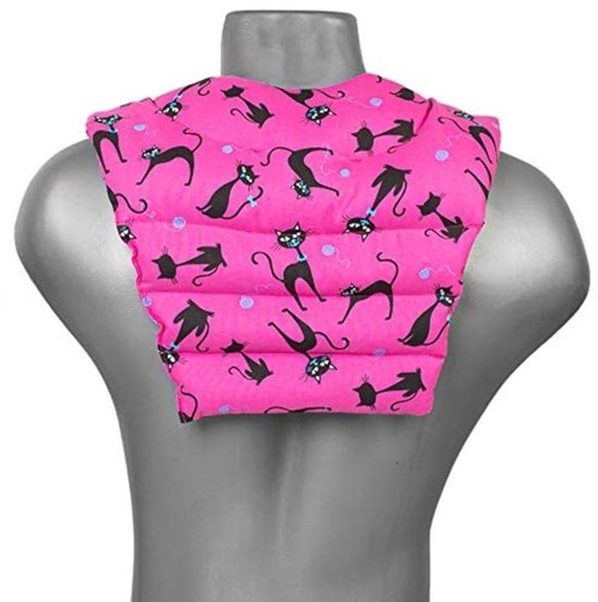 Neck Cushion with Back Support - Cherry Stone Heat Pillow for Relaxation