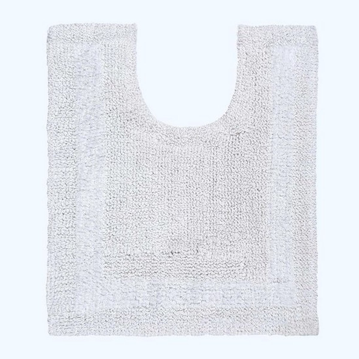 Luxe Toiletmat van 1600gsm 100% Katoen - Omkeerbaar, Antislip en Wasbaar - 50 x 55 cm