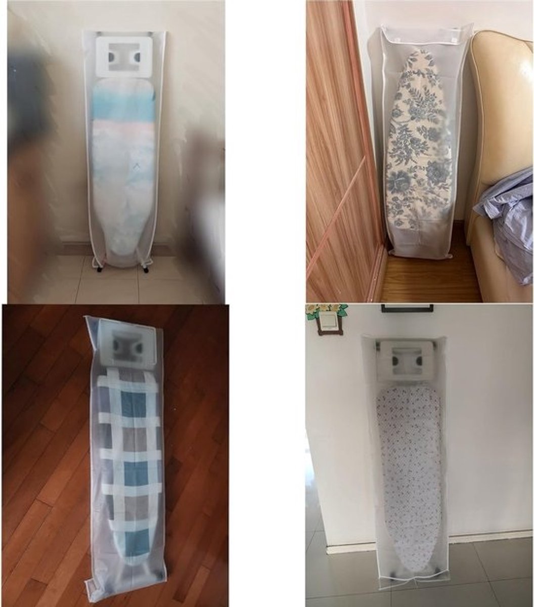 Stofhoes Strijkplank - Beschermhoes Plank - Strijkplank Opbergen - Waterdicht Zonbestendig - 141x46cm - Transparant