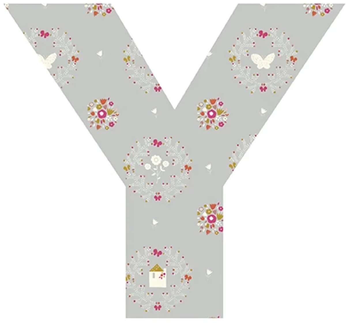 Lilipinso sticker letter gebloemd Y