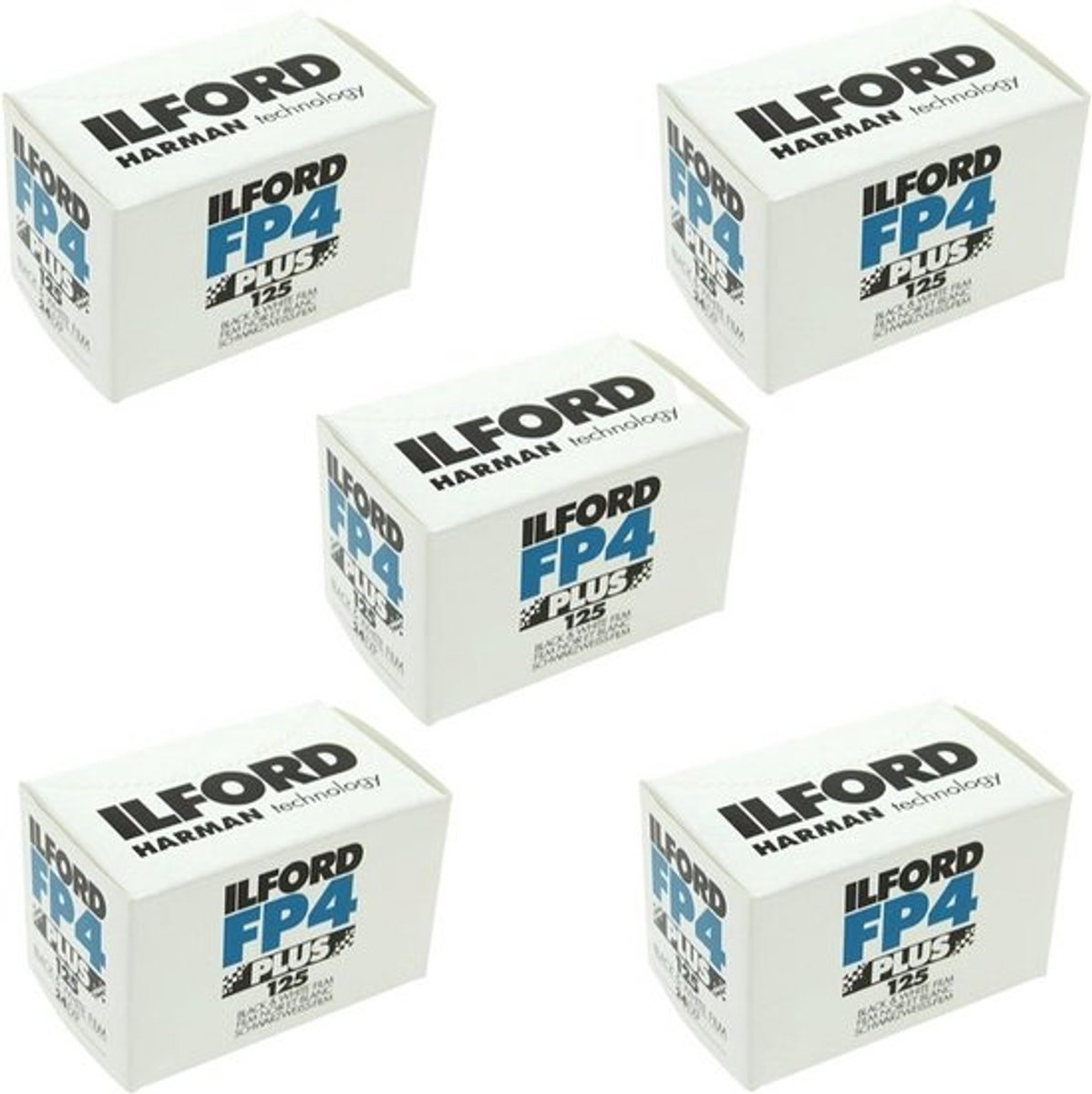 Zwart-wit film - Negatief film - Hoge kwaliteit fotografie - Fijne korrel - 5 stuks - Zwart