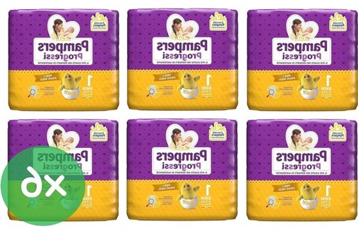 Newborn Luiers - Baby luiers Pampers - Baby verzorgen - Absorptie systeem - 168 stuks - Wit