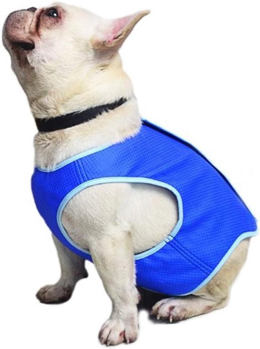 Honden Koelvest - Zomervest Hond - Hond Koel Houden - Verdampingstechnologie - Maat S - Blauw