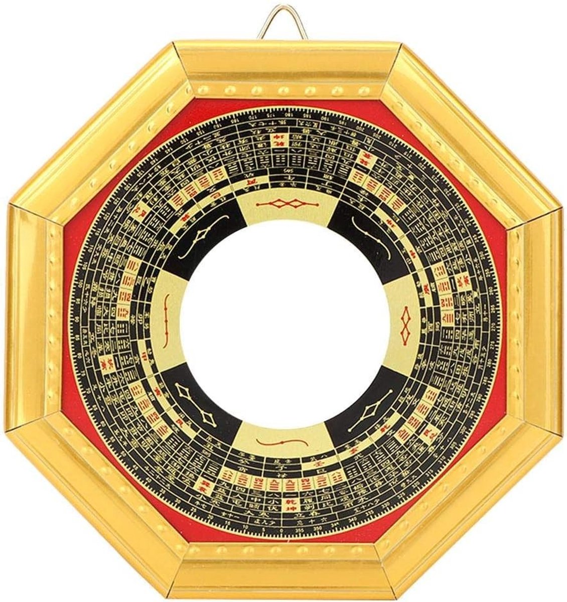 Feng Shui Convex Bagua Spiegel voor Thuisdecoratie en Zakelijke Ornamenten - Taoïstisch Talisman voor Positieve Energie en Bescherming