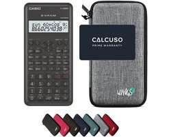 Wetenschappelijke Rekenmachine Casio fx-82MS 2nd Edition met 240 Functies - Batterijgevoed - Lichtgewicht 105 g - Beschermhoes Inbegrepen