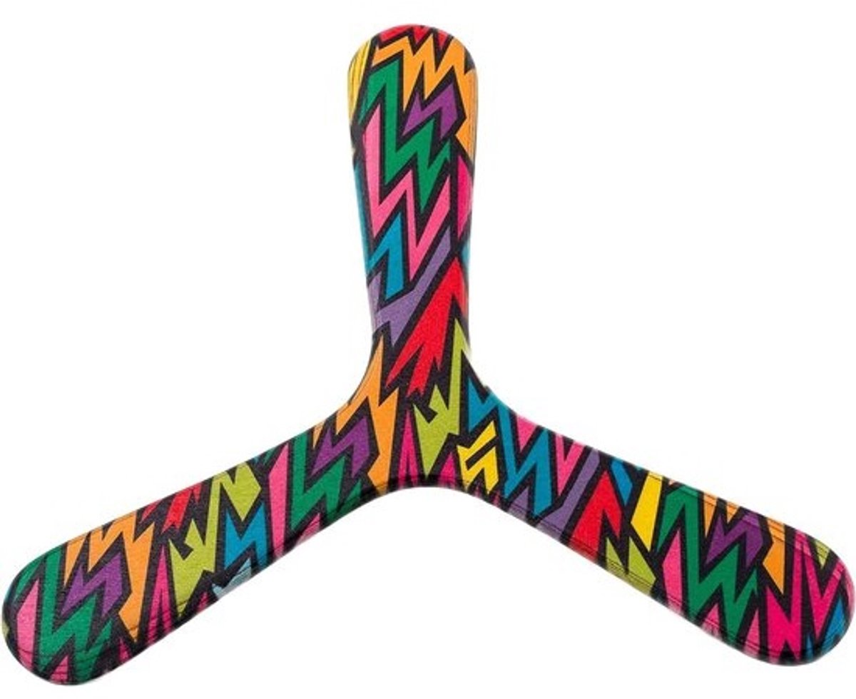 Houten Boemerang - Teruggooi Vlieger - Buiten Spelen - Fins Berken Multiplex - 24 x 24 x 10 cm