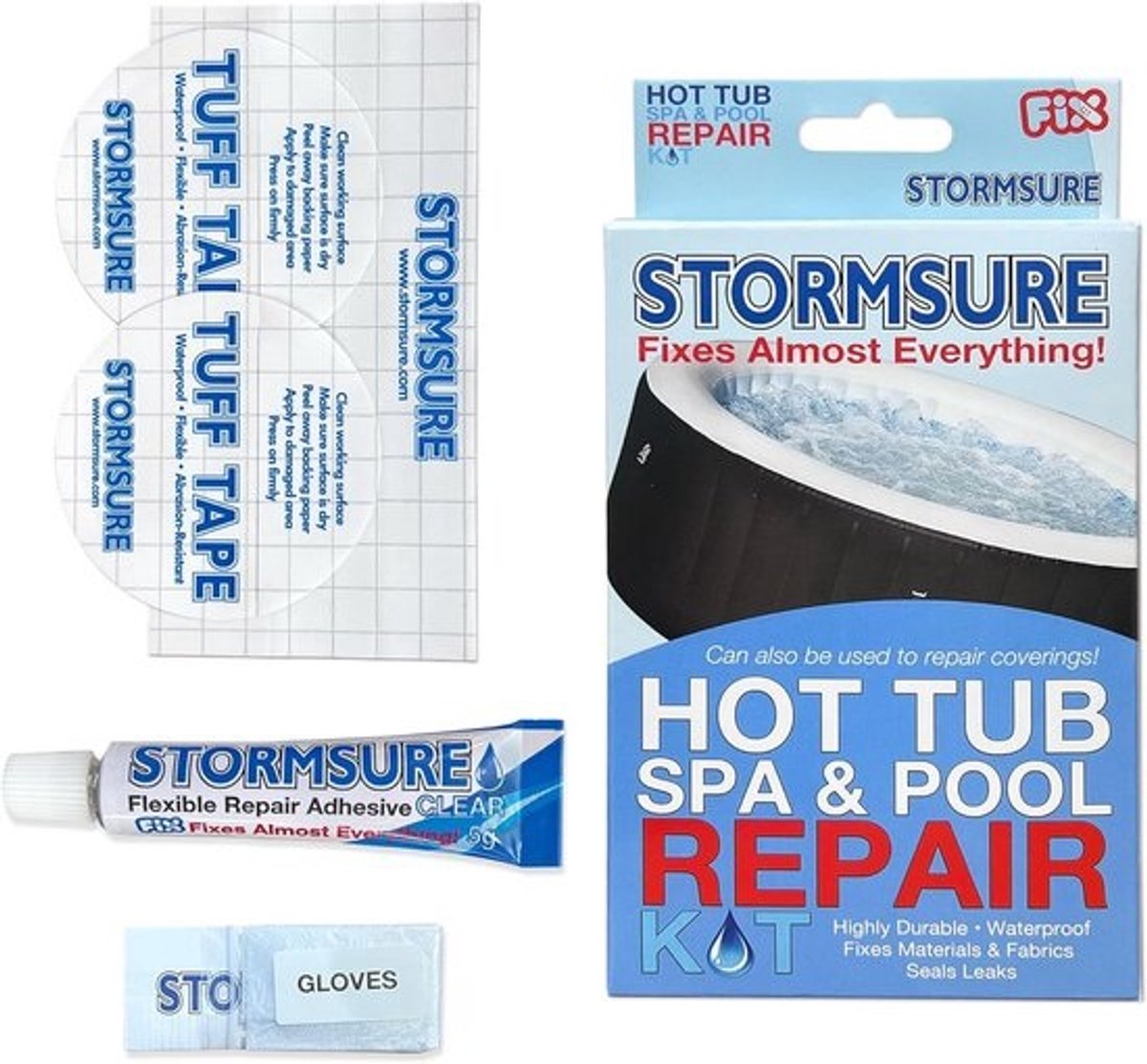 Reparatieset - Lekken Repareren - Waterdicht Maken - Snelle Oplossing - 35 gram - Transparant