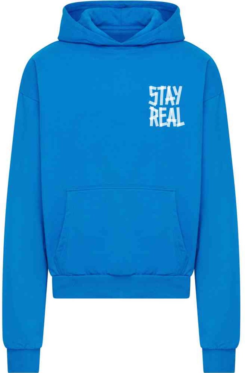 Mister Tee Stay Real Heavy Oversize Hoodie/trui XXL Blauw