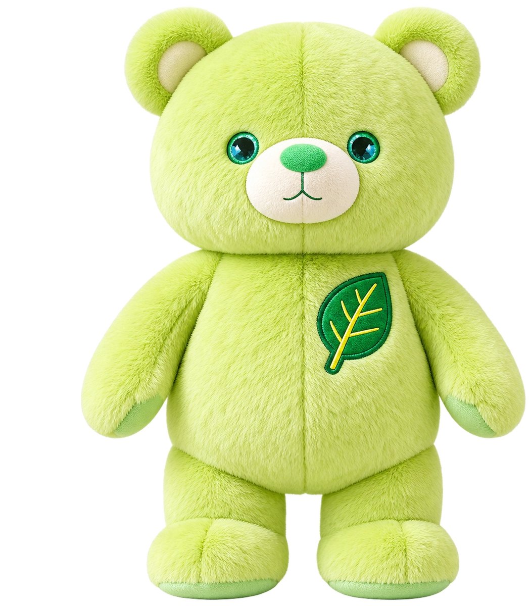 Casalora – Tedd y Groene limoen beer knuffel – zacht pluche –60CM- knuffelkussen – troost speelgoed voor kinderen – superzacht kort pluche – katoenen vulling – limoengroen – ideaal cadeau voor jongens & meisjes