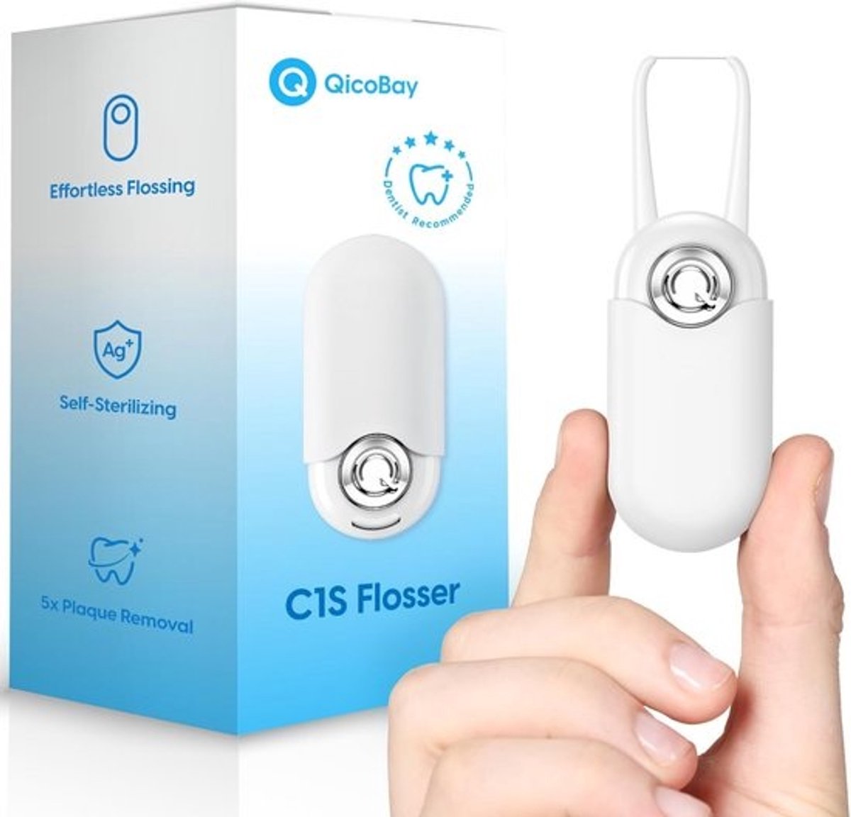 Herbruikbare flossert set met vervangbare capsules - Multifunctioneel, Draagbaar en Zero Waste